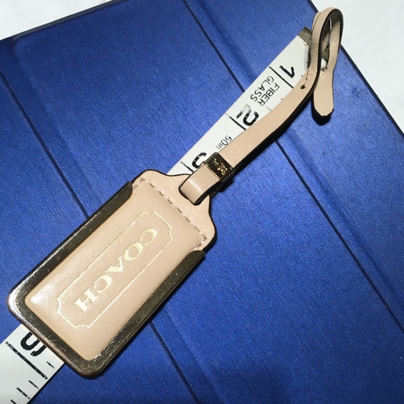 COACH KEY FOB BAG CHARM KEYCHAIN HANGTAG 2.75” FRAMED TAG - Picture 7 of 7